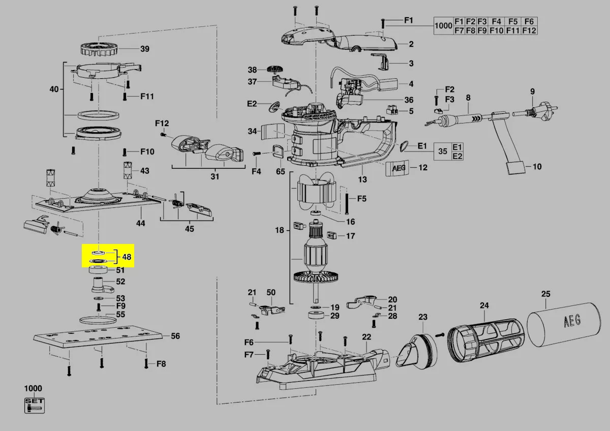 rondelles réf. 200319018 AEG